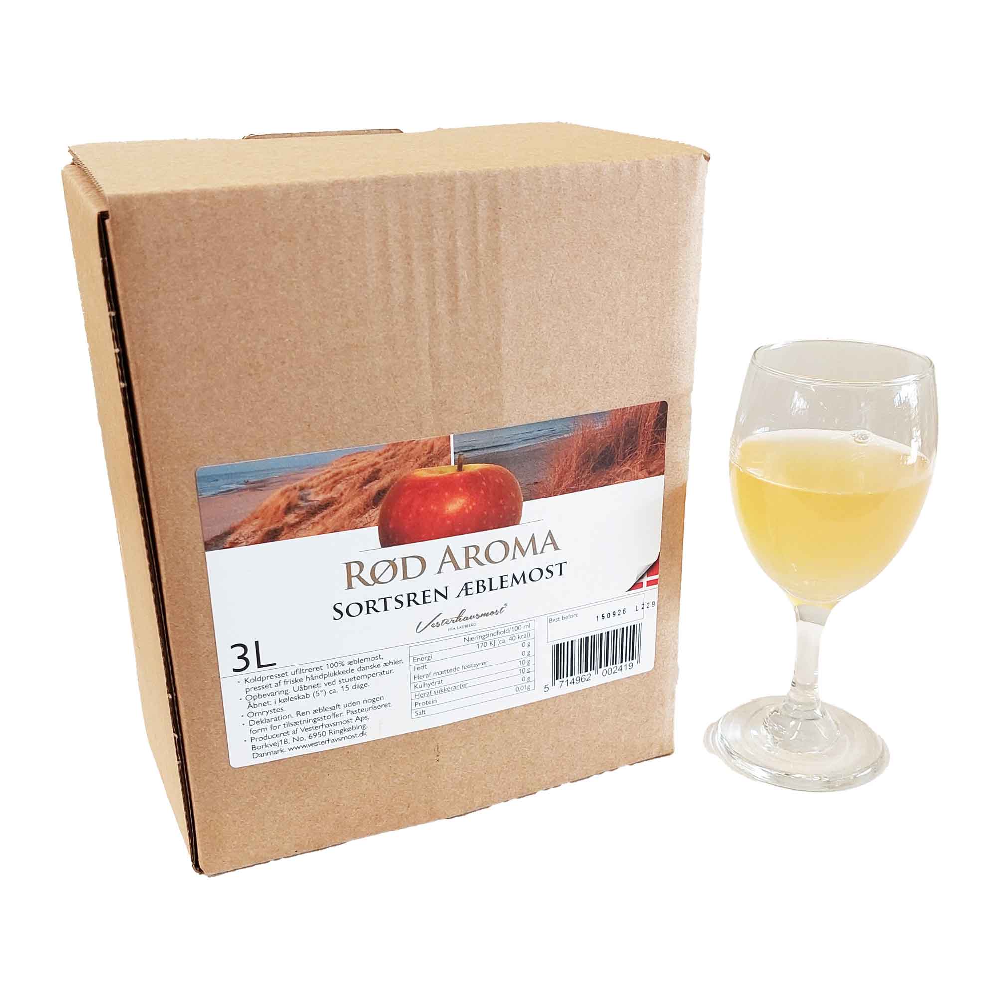 Red Aroma apple must - Bag-in-Box 3L x 3 pcs - West Coast cider