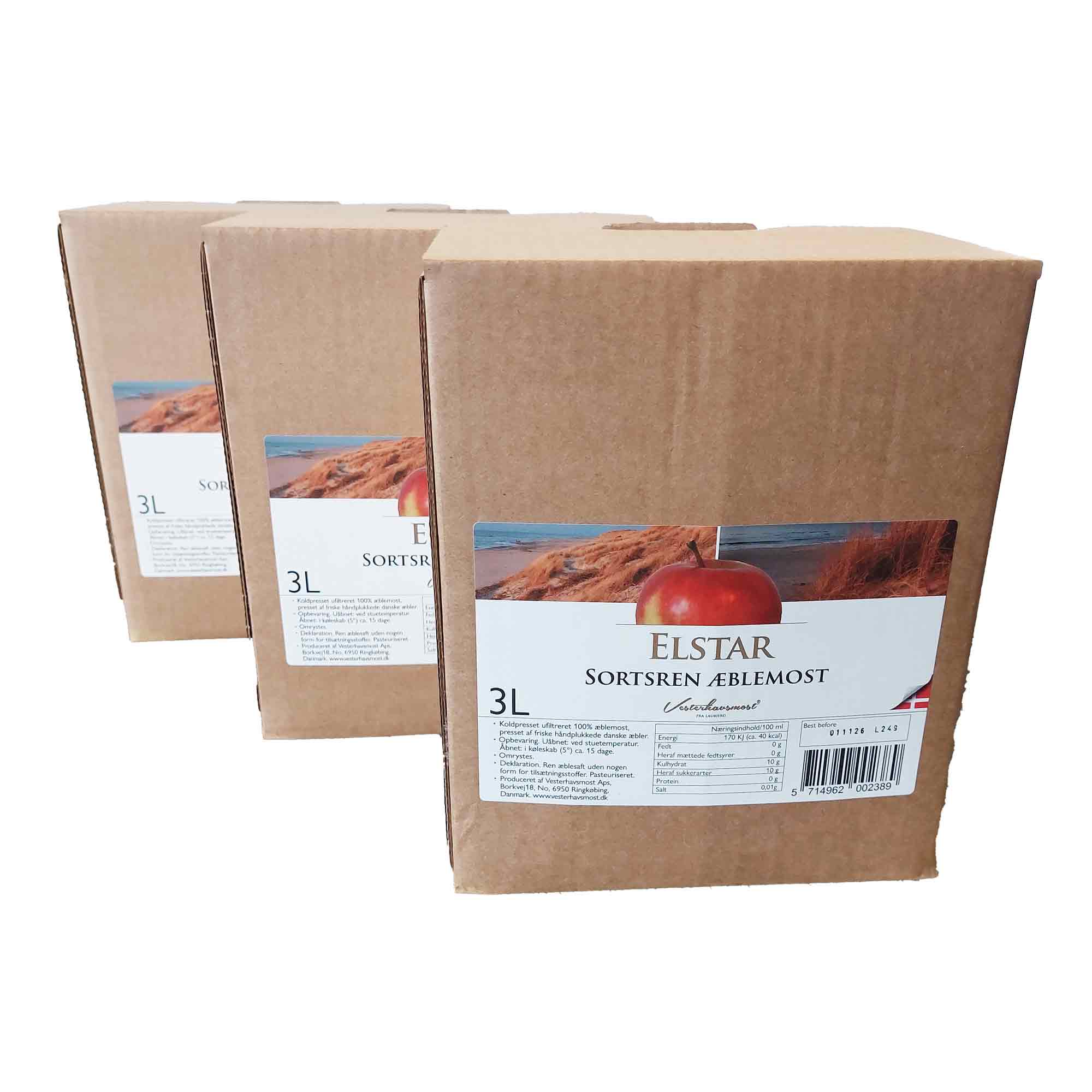 Elstar Apfelsaft - Bag-in-Box 3L x 3 Stück