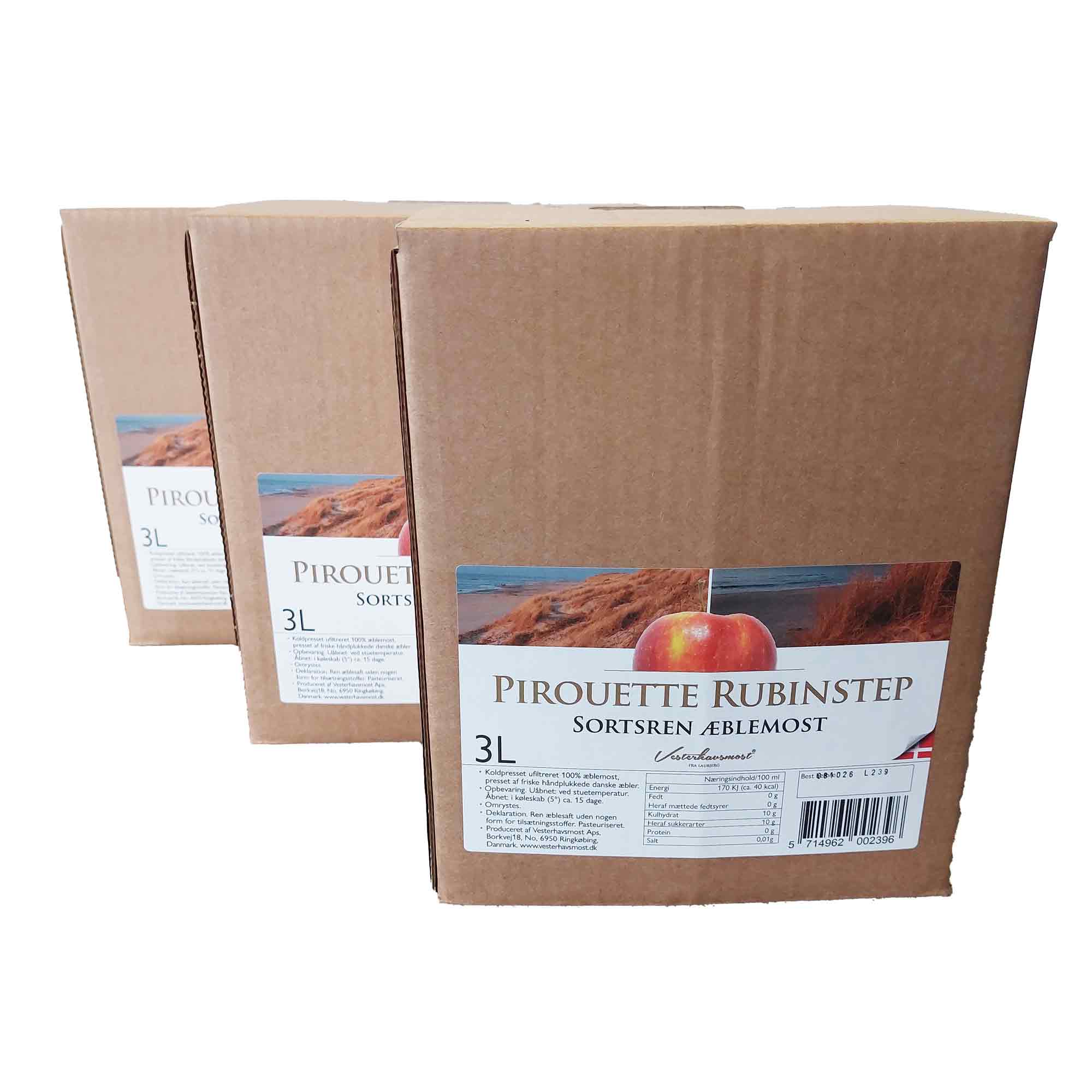 Pirouette Rubinstep apple must - Bag-in-Box 3L x 3 pcs